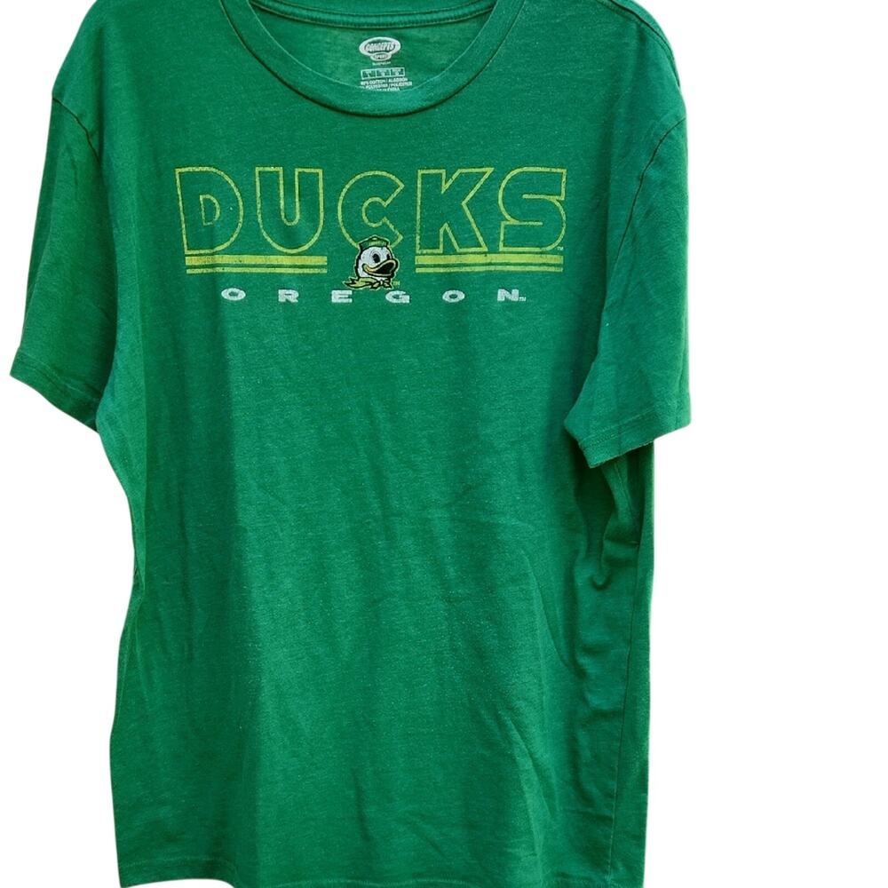Concepts Sports Mens Large Oregon Ducks Green Graphic T-Shirt